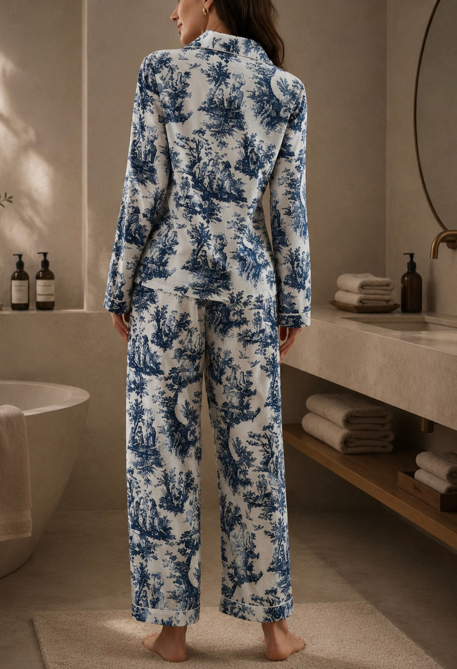 Toile de Jouy - Bleue